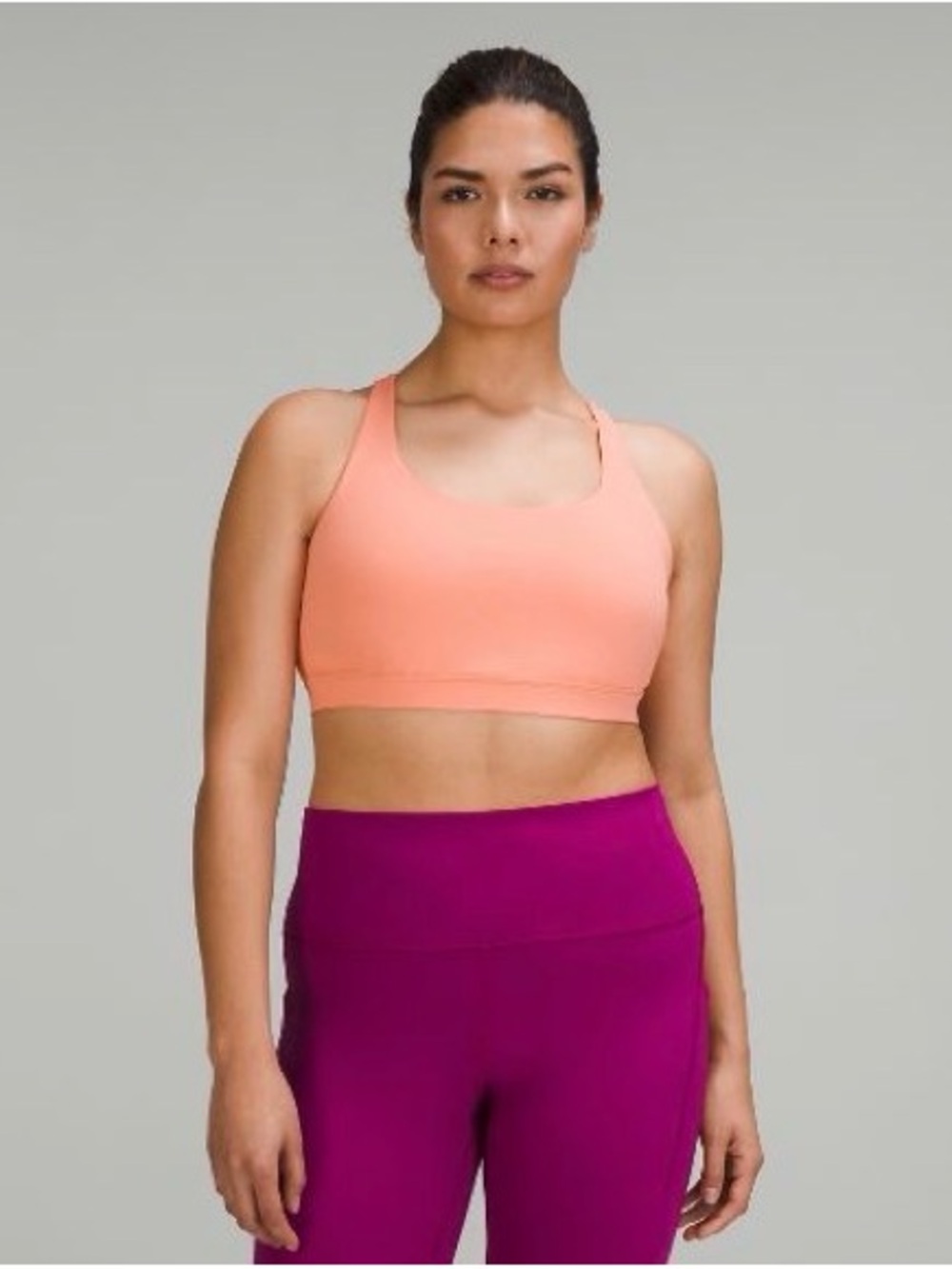 Lululemon Energy Bra - Sunny Coral